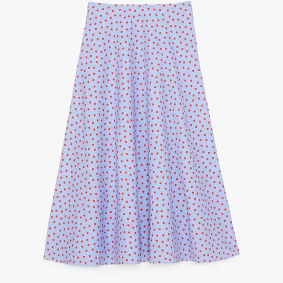 Kate Spade- Spring Time Dot Midi Skirt with available matching Top, Size 12 - Picture 6 of 16